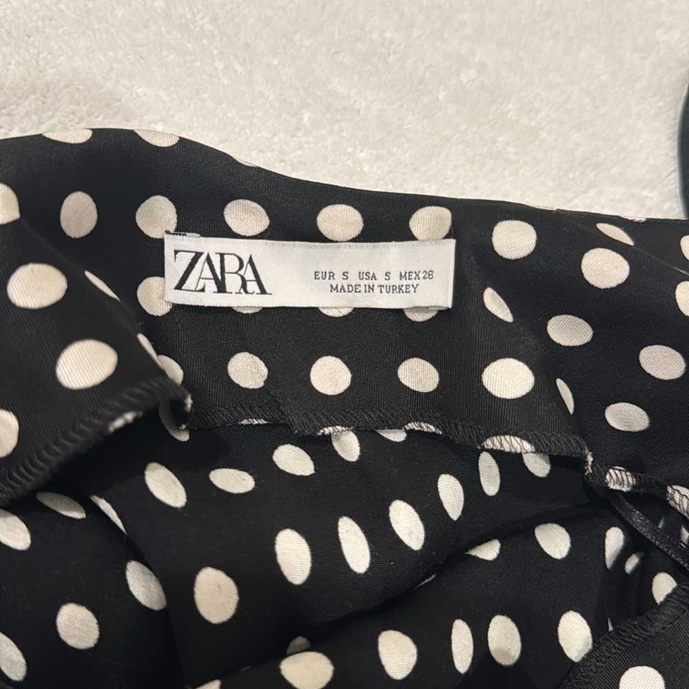 Zara Polka Dot Slip Dress size S - Picture 3 of 3
